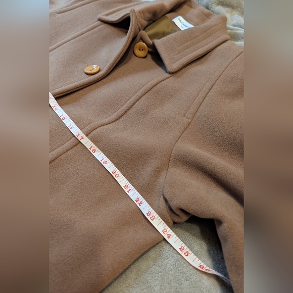 Wool and Cashmere tan jacket XL - Picture 5 of 7